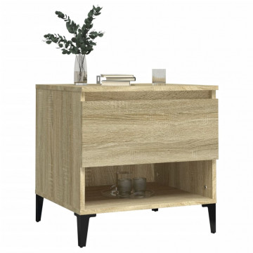 Mese laterale 2 buc. stejar sonoma 50x46x50 cm lemn compozit - Img 4