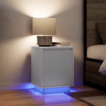 Noptiera cu lumini LED alb 38x34x50 cm - Img 8