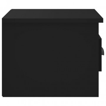Noptieră de perete, negru, 41,5x36x28 cm - Img 6