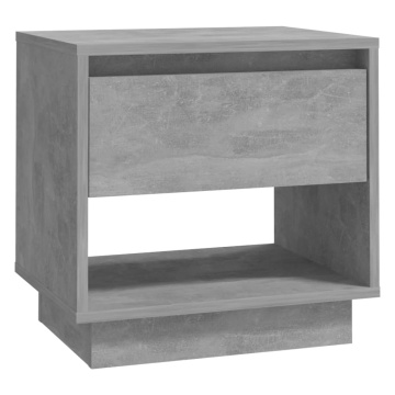 Noptieră, gri beton, 45x34x44 cm, PAL - Img 2