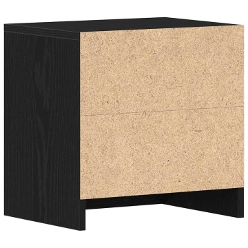 Noptiera stejar negru 40x30x40 cm lemn prelucrat - Img 7