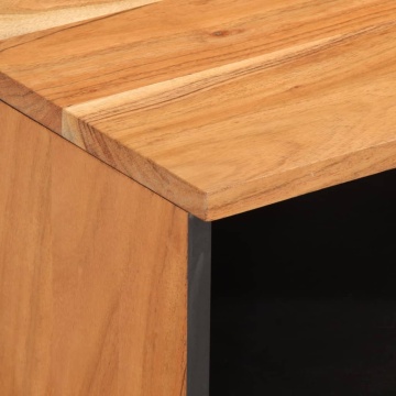 Noptiere, 2 buc., 40x33x46 cm, lemn masiv de acacia - Img 6