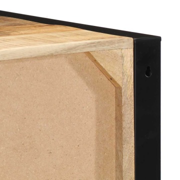 Noptiere 2 buc 40x35x25 cm lemn masiv de mango - Img 6
