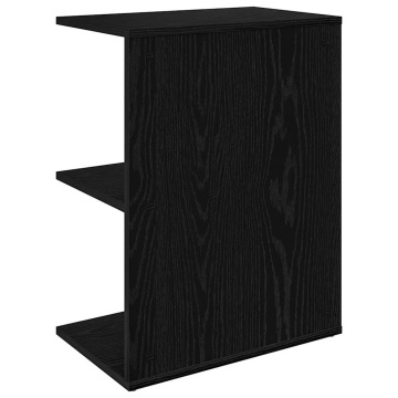 Noptiere 2 buc Stejar negru 46,5x29x61 cm Lemn prelucrat - Img 6