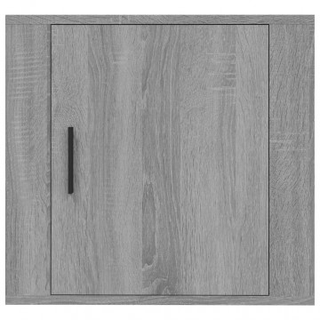Noptiere de perete, 2 buc., gri sonoma, 50x30x47 cm - Img 4