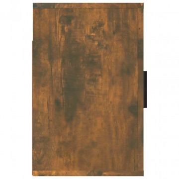 Noptiere de perete, 2 buc., stejar fumuriu, 50x30x47 cm - Img 7