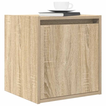 Noptiere montate pe perete 2 buc Stejar Sonoma 38x34x40 cm - Img 4