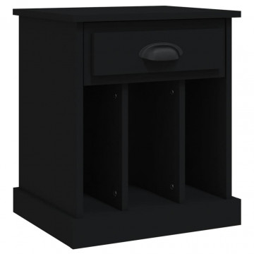 Noptiere, negru, 43x36x50 cm - Img 2