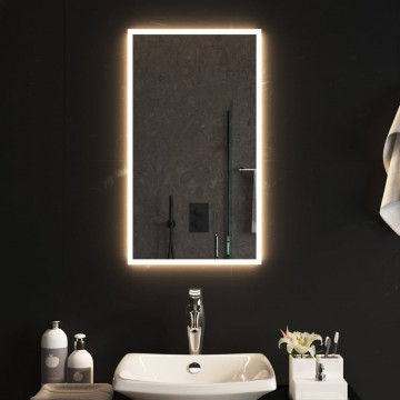 Oglindă de baie cu LED, 40x70 cm - Img 3