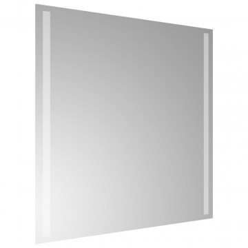 Oglinda de baie cu LED, 60x60 cm - Img 4