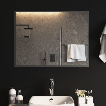 Oglindă de baie cu LED, 60x80 cm - Img 4