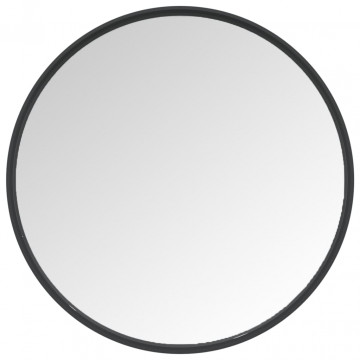 Oglindă de perete, negru, 40 cm - Img 2