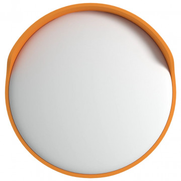 Oglindă trafic convexă exterior, portocaliu Ø30 cm policarbonat - Img 2