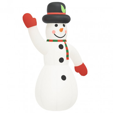 Om de zăpadă gonflabil cu LED-uri, 370 cm - Img 3