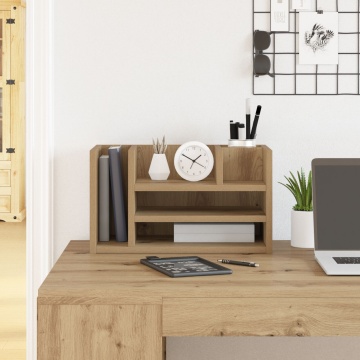 Organizator Birou Stejar Artisan 44.5x24x25 cm Lemn Inginerie - Img 1