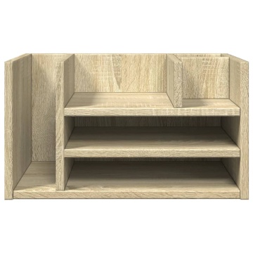 Organizator birou, stejar sonoma, 44,5x24x25 cm lemn prelucrat - Img 4