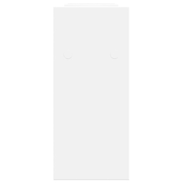 Organizator de birou, alb, 34,5x15,5x35,5 cm, lemn prelucrat - Img 5