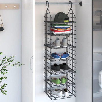 Organizator pentru dulap suspendat, cu 7 rafturi - Img 1