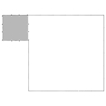 Padoc pentru câini, negru, 12,1 m², oțel - Img 4