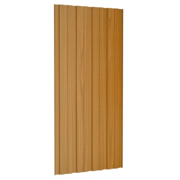 Panouri acoperiș, 36 buc., natural, 100x45 cm, oțel galvanizat - Img 4