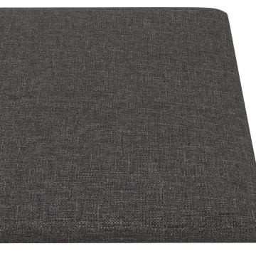 Panouri de perete 12 buc. gri închis 30x15 cm textil 0,54 m² - Img 8
