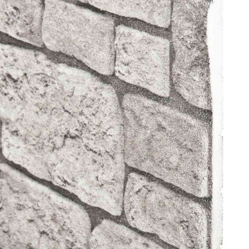 Panouri de perete 3D, model cărămidă, gri, 10 buc., EPS - Img 5