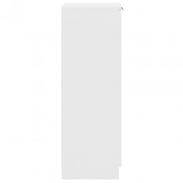 Pantofar, alb, 30x35x100 cm, lemn compozit - Img 6