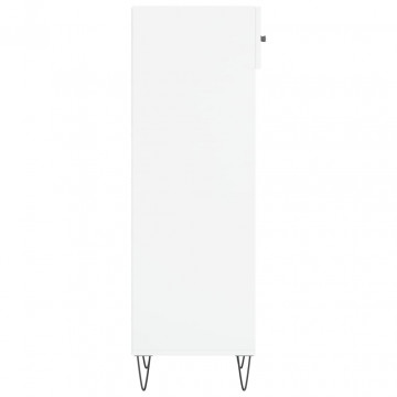 Pantofar, alb, 30x35x105 cm, lemn compozit - Img 6