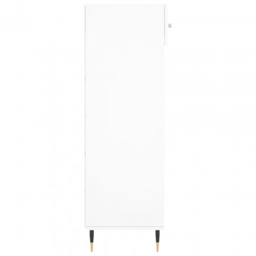 Pantofar, alb, 60x35x105 cm, lemn compozit - Img 6