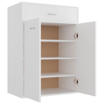 Pantofar, alb, 60x35x84 cm, lemn prelucrat - Img 3