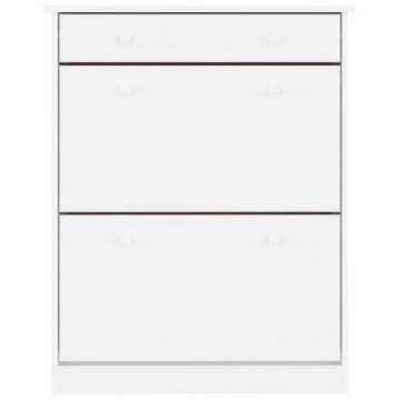 Pantofar ALTA, alb, 77x35x96 cm, lemn masiv de pin - Img 4