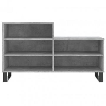 Pantofar, gri beton, 102x36x60 cm, lemn prelucrat - Img 4