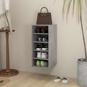 Pantofar, gri beton, 31,5x35x70 cm, PAL - Img 1