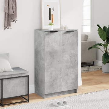 Pantofar, gri beton, 59x35x100 cm, lemn compozit - Img 3