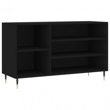 Pantofar, negru, 102x36x60 cm, lemn compozit - Img 2