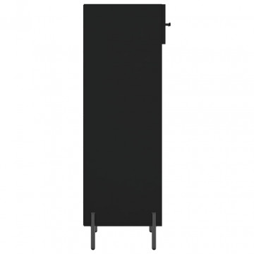Pantofar, negru, 30x35x105 cm, lemn compozit - Img 6