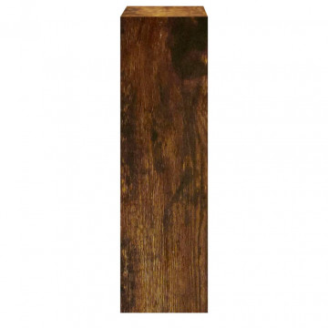 Pantofar, stejar fumuriu, 63x24x81 cm, lemn compozit - Img 8