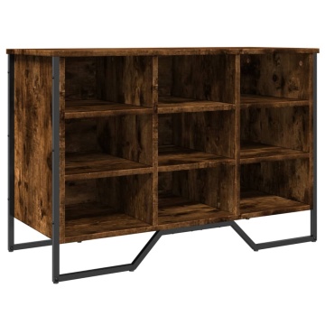Pantofar, stejar fumuriu, 90x38x61,5 cm, lemn prelucrat - Img 2