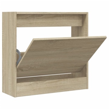 Pantofar, stejar sonoma, 60x21x57 cm, lemn compozit - Img 2