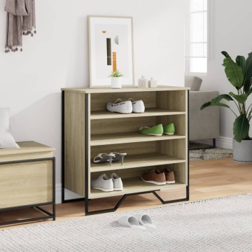 Pantofar, stejar sonoma, 80x38x78 cm, lemn prelucrat - Img 3
