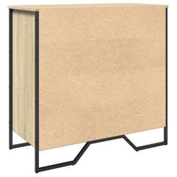 Pantofar, stejar sonoma, 80x38x78 cm, lemn prelucrat - Img 5
