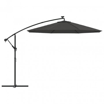 Pânză de schimb umbrelă de soare consolă, antracit, 300 cm - Img 7