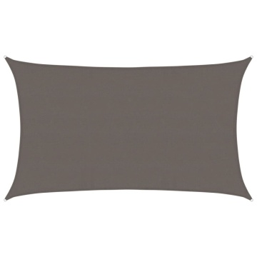 Pânză parasolar, antracit, 5x8 m, HDPE, 160 g/m² - Img 2