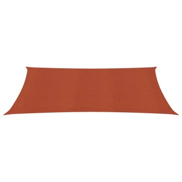 Pânză parasolar, cărămiziu, 3x6 m, 160 g / m², HDPE - Img 2