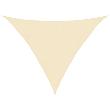 Pânză parasolar, crem, 4x4x5,8 m, HDPE, 160 g/m² - Img 2