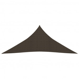 Pânză parasolar, maro, 5x5x5 m, HDPE, 160 g/m² - Img 3