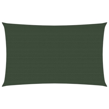 Pânză parasolar, verde închis, 2,5x5 m, HDPE, 160 g/m² - Img 1