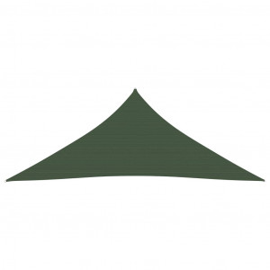 Pânză parasolar, verde închis, 5x6x6 m, 160 g/m², HDPE - Img 3