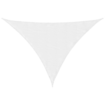 Parasolar, alb, 3x3x4,24 m, țesătură oxford, triunghiular - Img 2