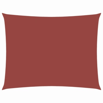 Parasolar, cărămiziu, 3x4 m, țesătură oxford, dreptunghiular - Img 2